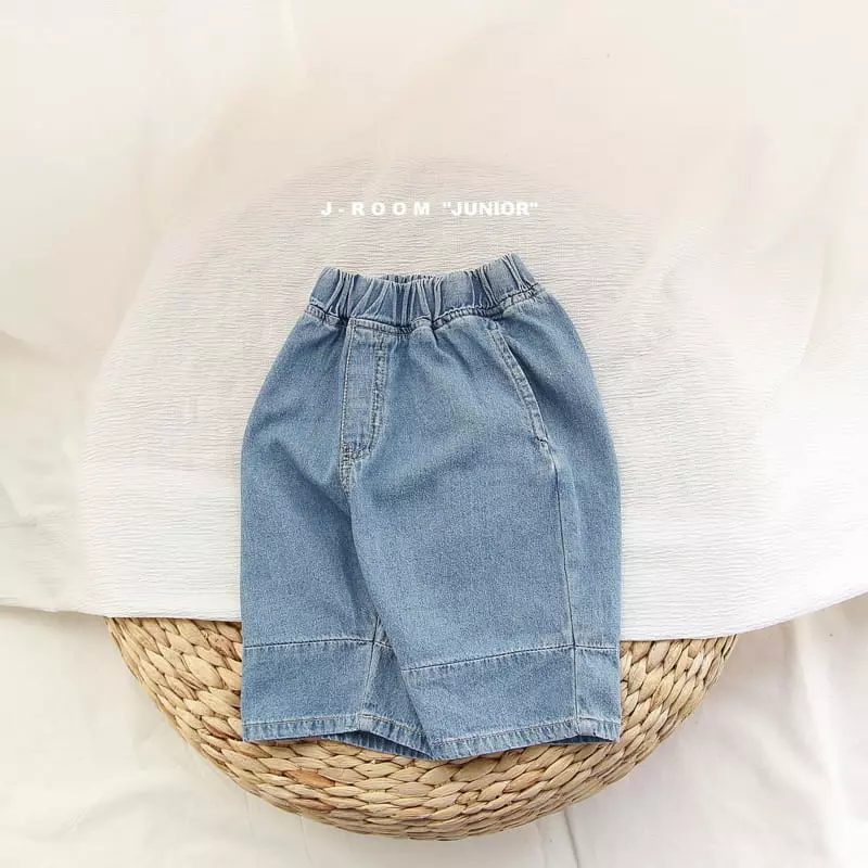 J-Room - Korean Children Fashion - #littlefashionista - Slit Capri Jeans - 3