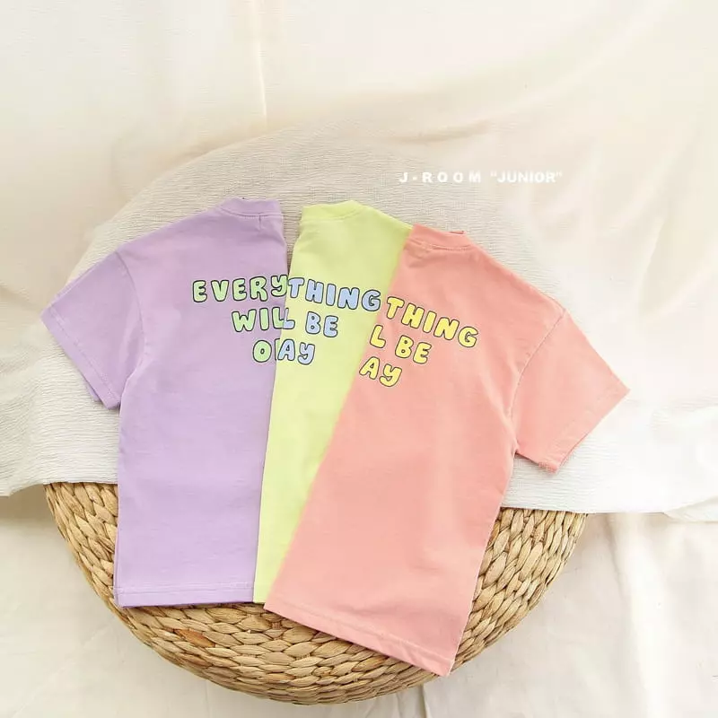 J-Room - Korean Children Fashion - #magicofchildhood - Circle Lettering Tee - 5