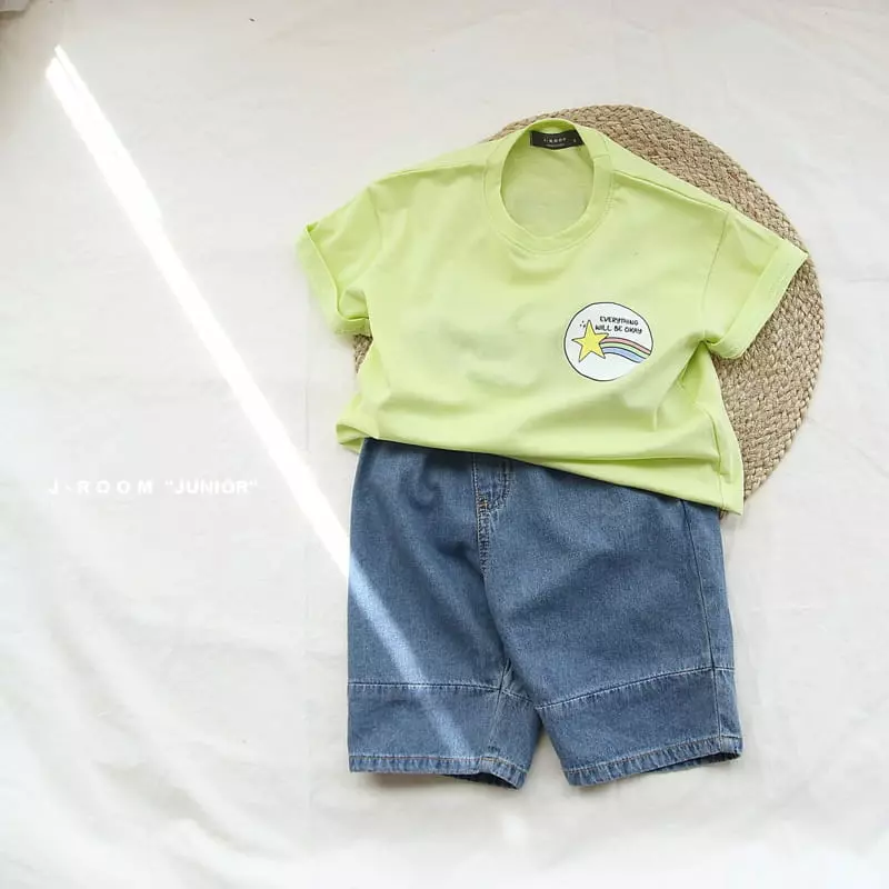 J-Room - Korean Children Fashion - #littlefashionista - Slit Capri Jeans - 4