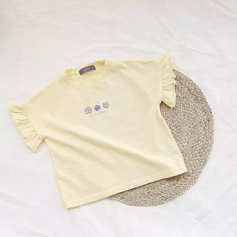 J-Room - Korean Children Fashion - #minifashionista - Flower Frill Tee - 8