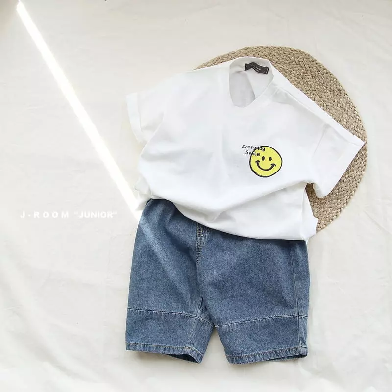 J-Room - Korean Children Fashion - #minifashionista - Slit Capri Jeans - 5