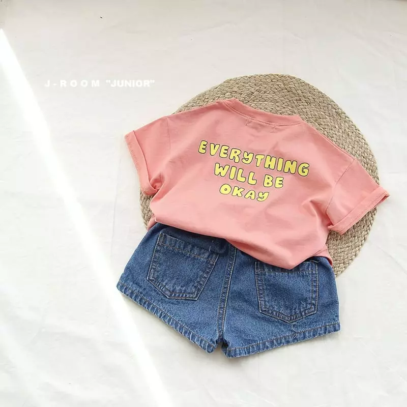 J-Room - Korean Children Fashion - #prettylittlegirls - Circle Lettering Tee - 7