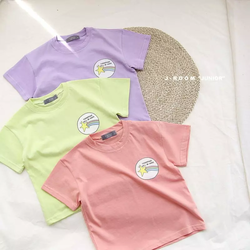 J-Room - Korean Children Fashion - #stylishchildhood - Circle Lettering Tee - 10