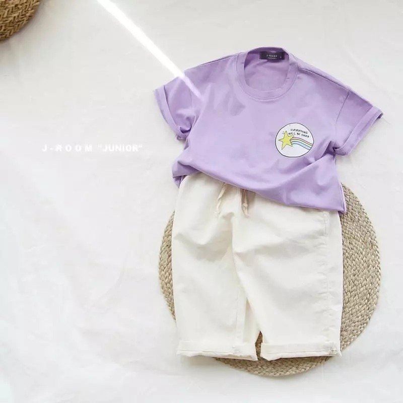 J-Room - Korean Children Fashion - #todddlerfashion - Circle Lettering Tee - 8