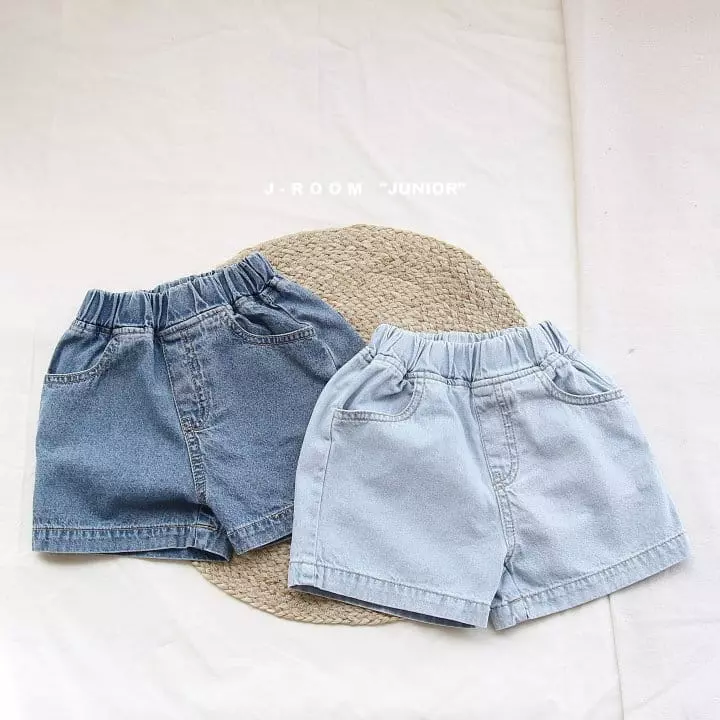 J-Room - Korean Children Fashion - #todddlerfashion - Denim Shorts