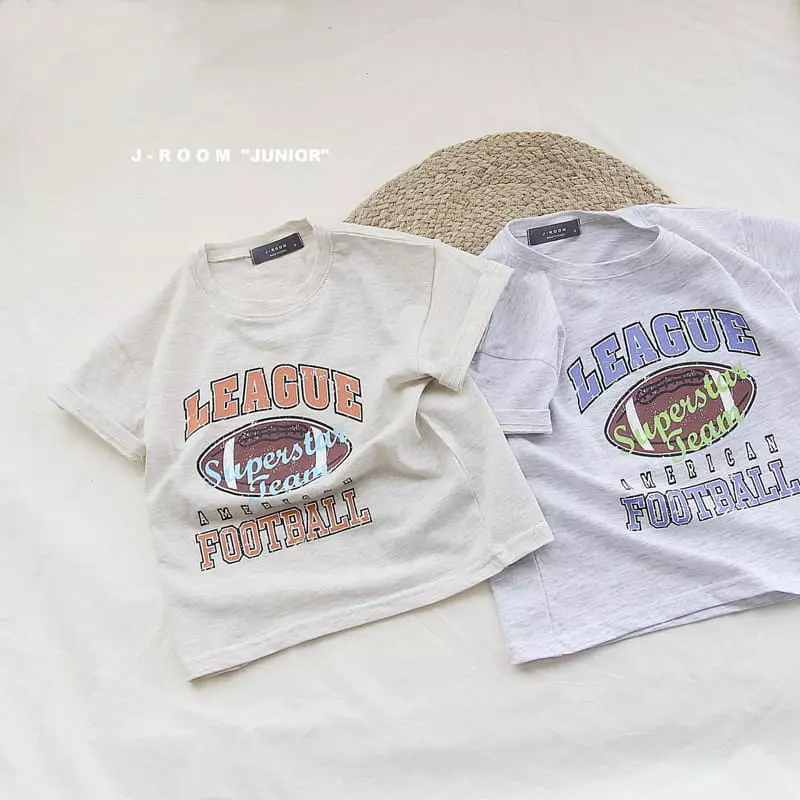 J-Room - Korean Children Fashion - #toddlerclothing - Football Tee - 10