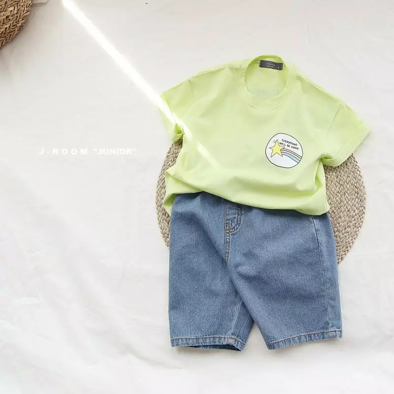 J-Room - Korean Children Fashion - #toddlerclothing - Circle Lettering Tee - 9