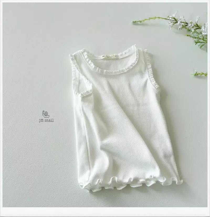 JM Snail - Korean Children Fashion - #Kfashion4kids - Dud Rib Sleeveless - 5