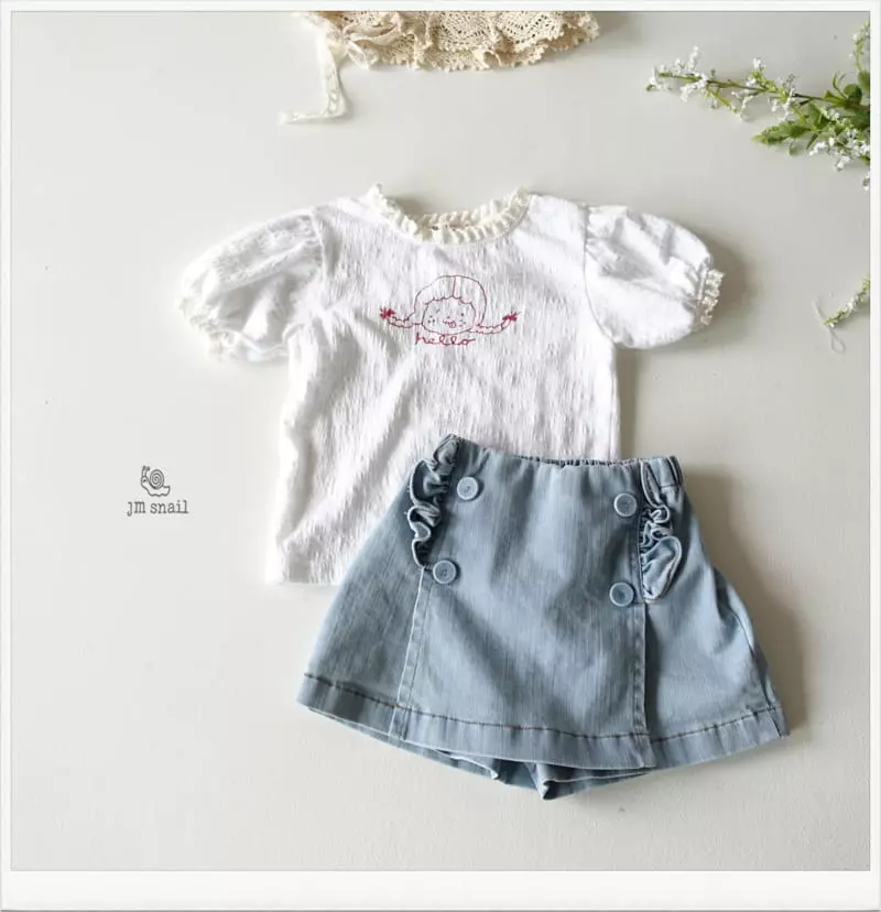 JM Snail - Korean Children Fashion - #childofig - Frill Shorts - 9