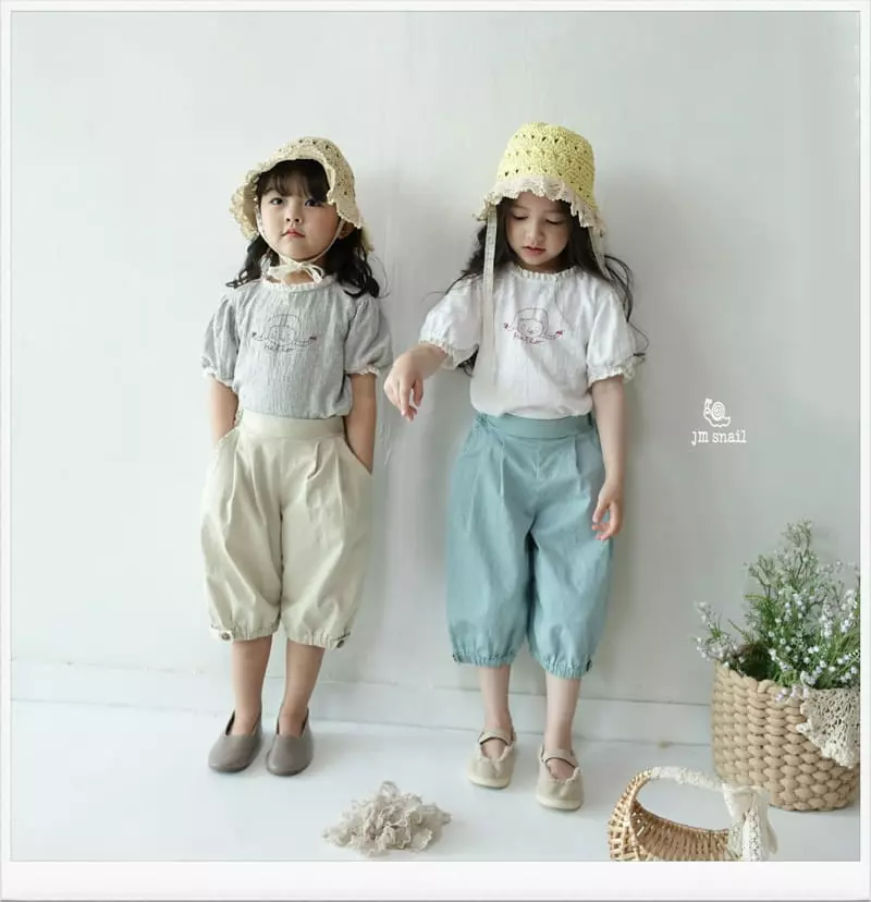 JM Snail - Korean Children Fashion - #stylishchildhood - Canberra Span Bijou Pants - 4