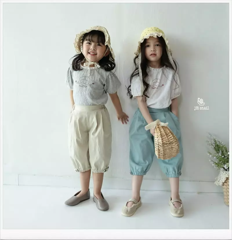 JM Snail - Korean Children Fashion - #childrensboutique - Canberra Span Bijou Pants - 5