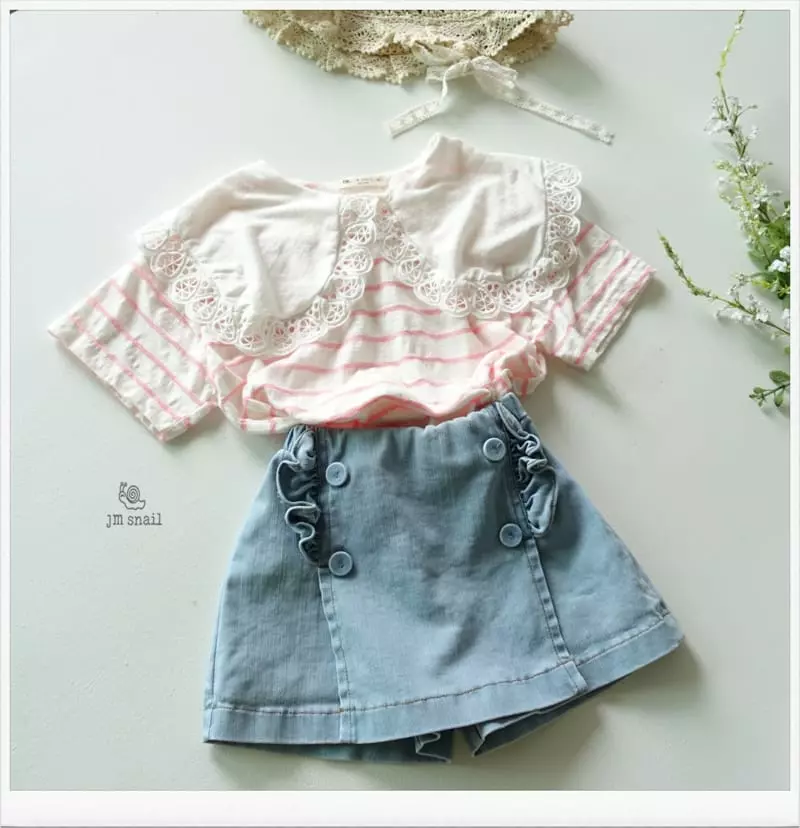 JM Snail - Korean Children Fashion - #designkidswear - Frill Shorts - 11