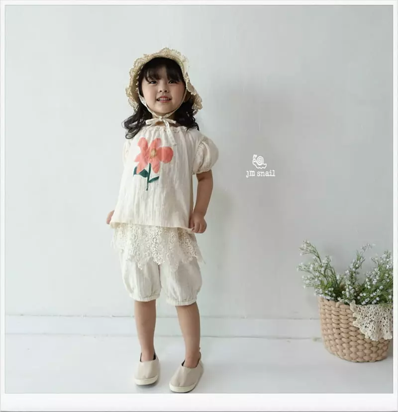 JM Snail - Korean Children Fashion - #designkidswear - Yoru Lace Pants - 9