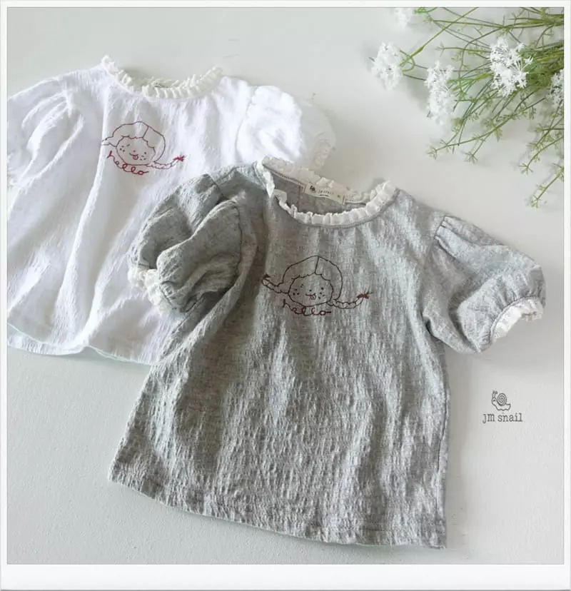 JM Snail - Korean Children Fashion - #discoveringself - Ppi Ppi Tee