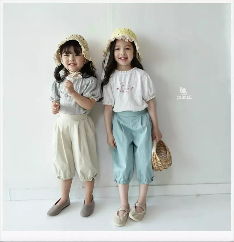 JM Snail - Korean Children Fashion - #fashionkids - Canberra Span Bijou Pants - 8