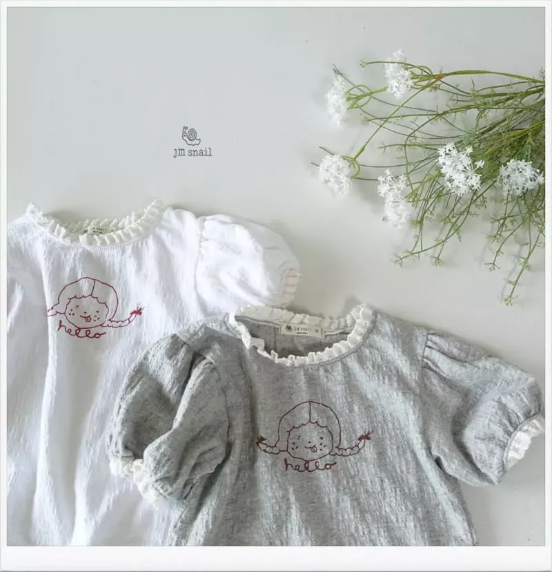 JM Snail - Korean Children Fashion - #kidsshorts - Ppi Ppi Tee - 3