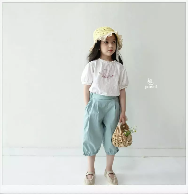 JM Snail - Korean Children Fashion - #kidsstore - Canberra Span Bijou Pants - 10