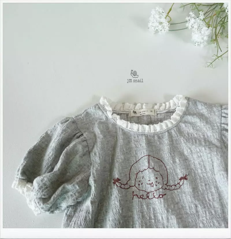 JM Snail - Korean Children Fashion - #kidsshorts - Ppi Ppi Tee - 4