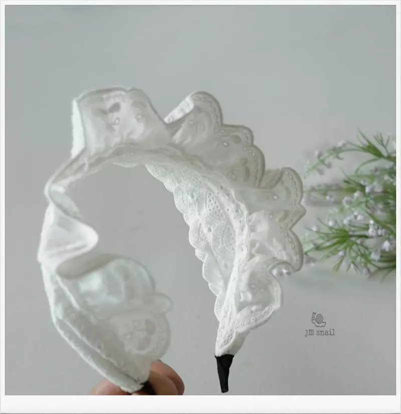 JM Snail - Korean Children Fashion - #littlefashionista - Lace Hairband - 2