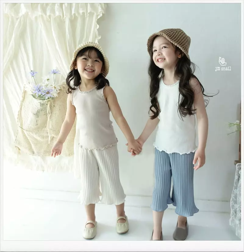 JM Snail - Korean Children Fashion - #magicofchildhood - Dud Rib Sleeveless - 7
