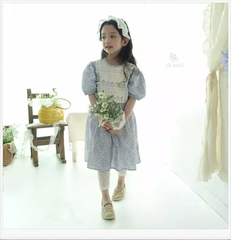 JM Snail - Korean Children Fashion - #magicofchildhood - Lina Small Flower One-piece - 5