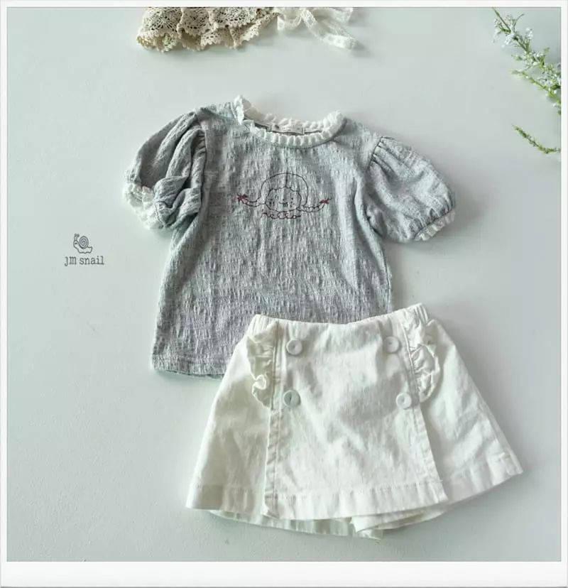 JM Snail - Korean Children Fashion - #magicofchildhood - Ppi Ppi Tee - 8