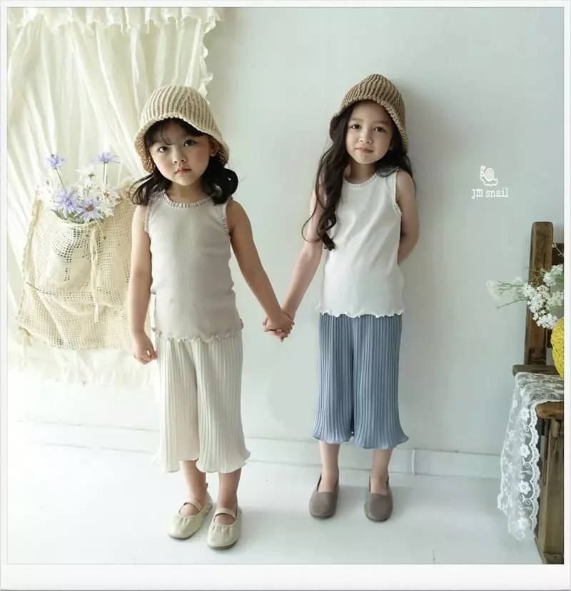 JM Snail - Korean Children Fashion - #minifashionista - Dud Rib Sleeveless - 8