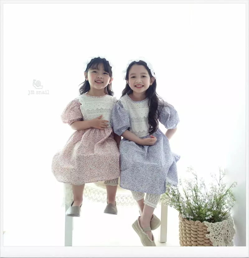 JM Snail - Korean Children Fashion - #minifashionista - Lina Small Flower One-piece - 6
