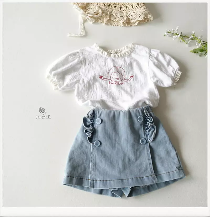 JM Snail - Korean Children Fashion - #stylishchildhood - Frill Shorts - 8
