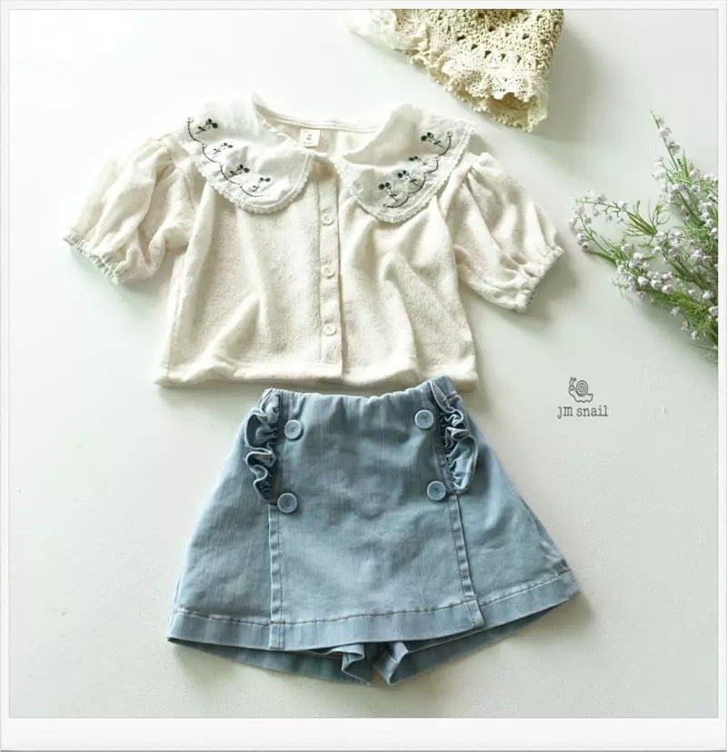JM Snail - Korean Children Fashion - #todddlerfashion - Frill Shorts - 6