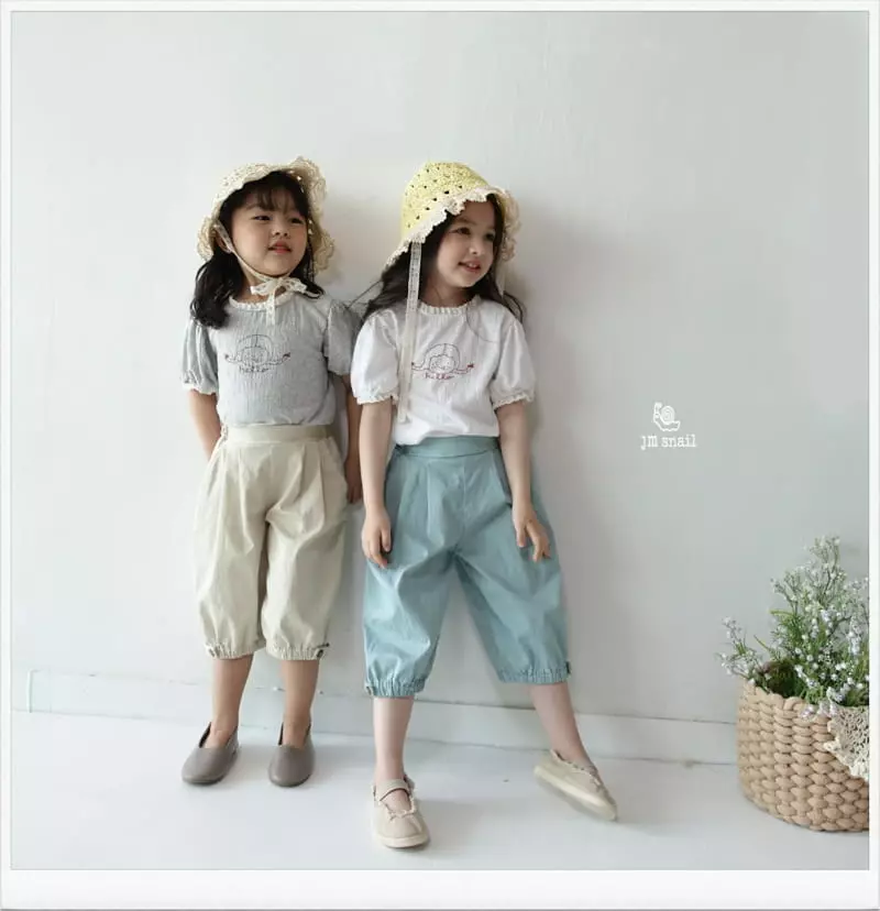 JM Snail - Korean Children Fashion - #toddlerclothing - Canberra Span Bijou Pants - 2