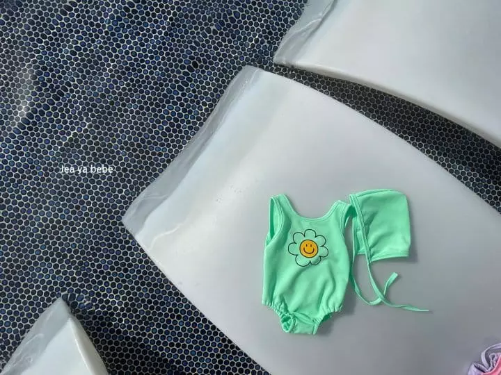 Jeaya & Mymi - Korean Children Fashion - #childrensboutique - I am Flower Swimwear with Hat - 3