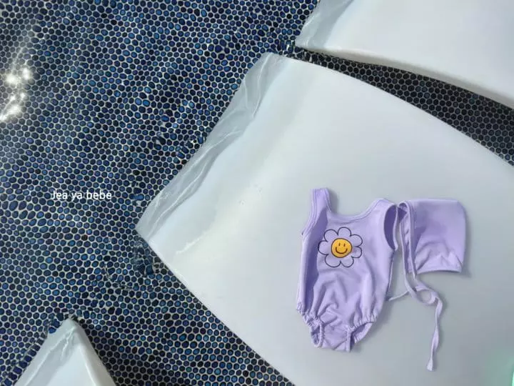 Jeaya & Mymi - Korean Children Fashion - #childrensboutique - I am Flower Swimwear with Hat - 4