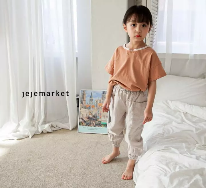 Jeje Market - Korean Children Fashion - #childofig - From Henry Neck Tee - 2