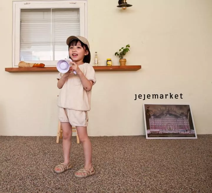 Jeje Market - Korean Children Fashion - #childofig - Boodle Terry Top Bottom Set