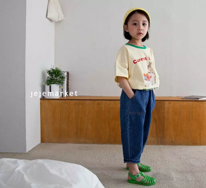 Jeje Market - Korean Children Fashion - #childofig - Carrot Rabbit Tee - 5