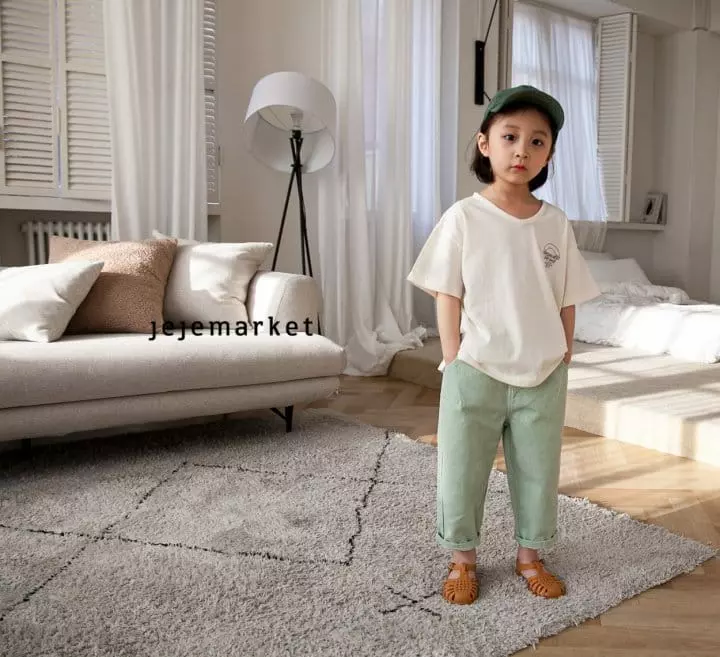 Jeje Market - Korean Children Fashion - #childofig - Surf V Neck Tee - 2