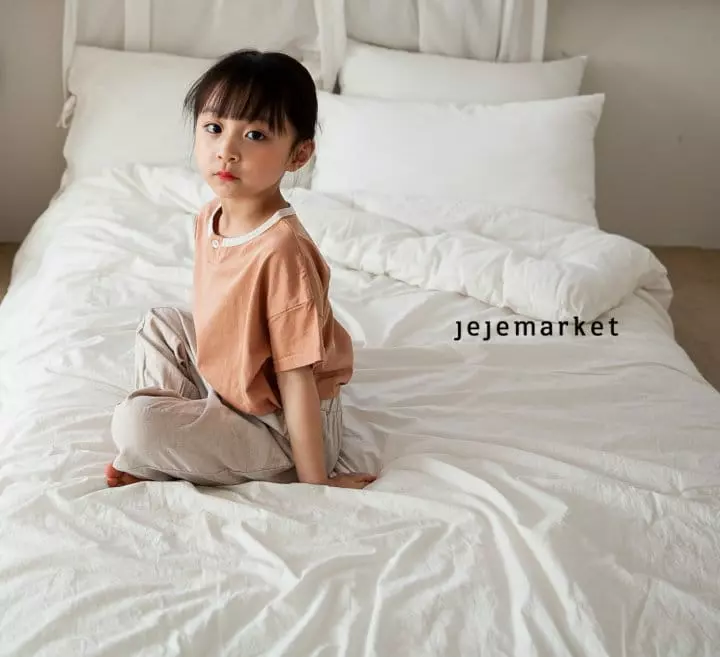 Jeje Market - Korean Children Fashion - #childrensboutique - From Henry Neck Tee - 3