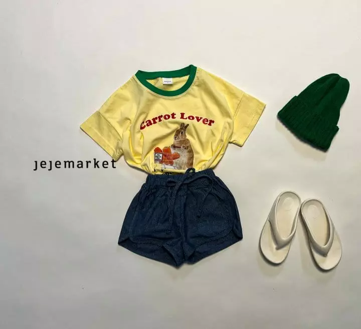 Jeje Market - Korean Children Fashion - #childrensboutique - Carrot Rabbit Tee - 7