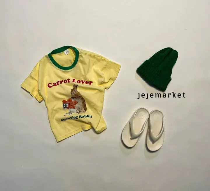 Jeje Market - Korean Children Fashion - #designkidswear - Carrot Rabbit Tee - 8