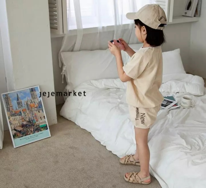 Jeje Market - Korean Children Fashion - #designkidswear - Boodle Terry Top Bottom Set - 4