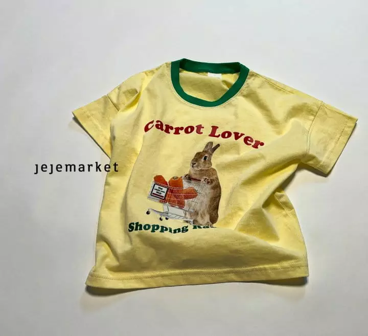 Jeje Market - Korean Children Fashion - #discoveringself - Carrot Rabbit Tee - 9