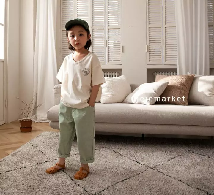 Jeje Market - Korean Children Fashion - #fashionkids - Surf V Neck Tee - 6