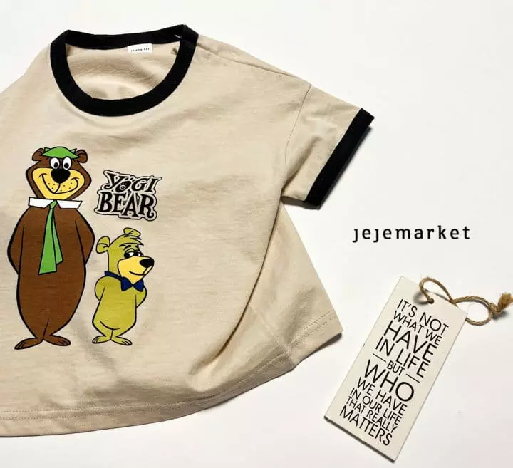 Jeje Market - Korean Children Fashion - #kidsshorts - Yogi Bear Tee - 9