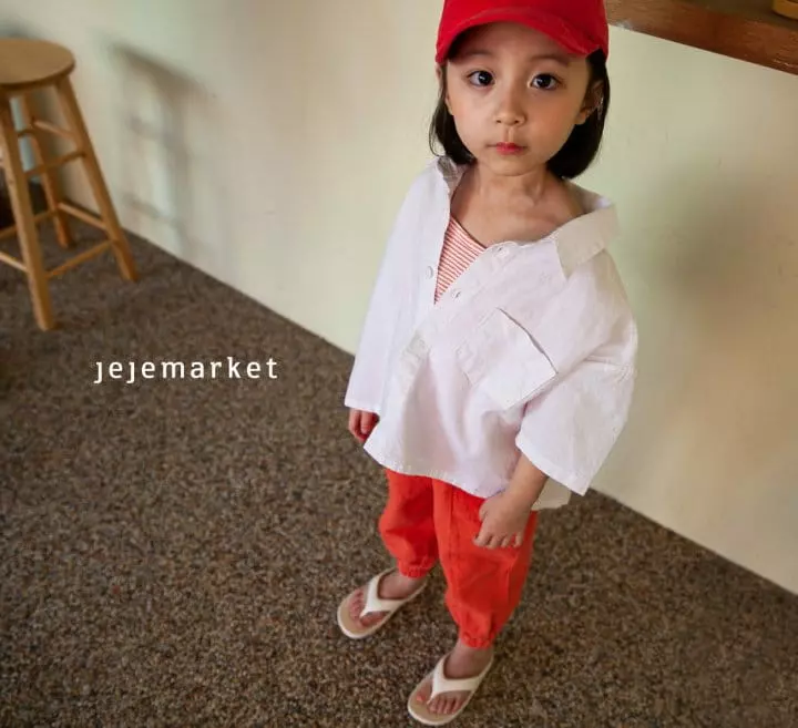 Jeje Market - Korean Children Fashion - #kidzfashiontrend - Linen Unbalance Shirt - 7