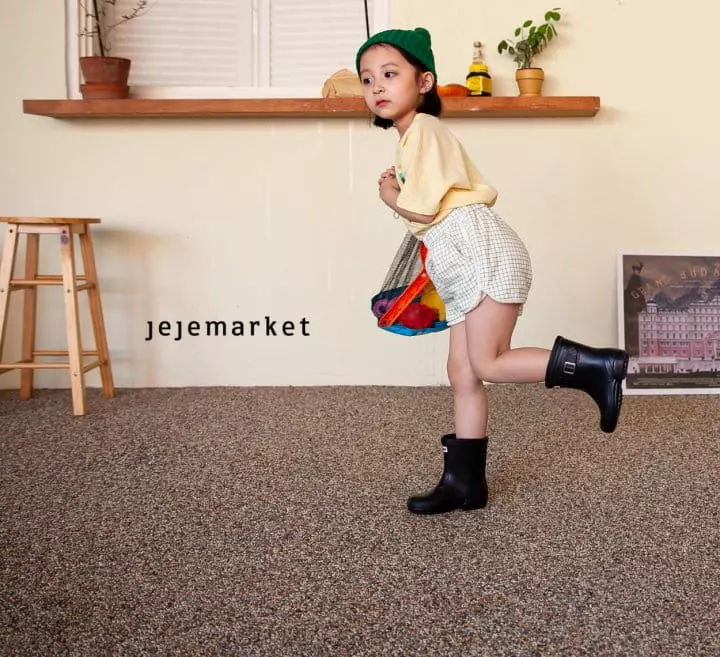 Jeje Market - Korean Children Fashion - #kidzfashiontrend - Robin Check Shorts - 3
