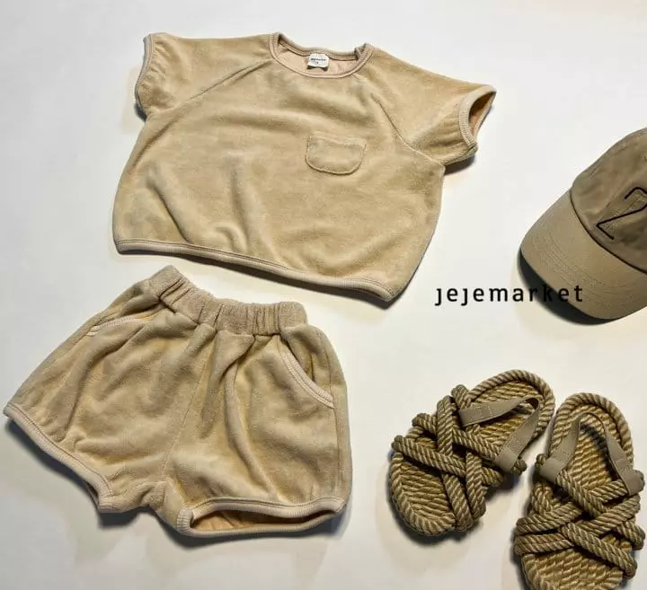 Jeje Market - Korean Children Fashion - #littlefashionista - Boodle Terry Top Bottom Set - 10