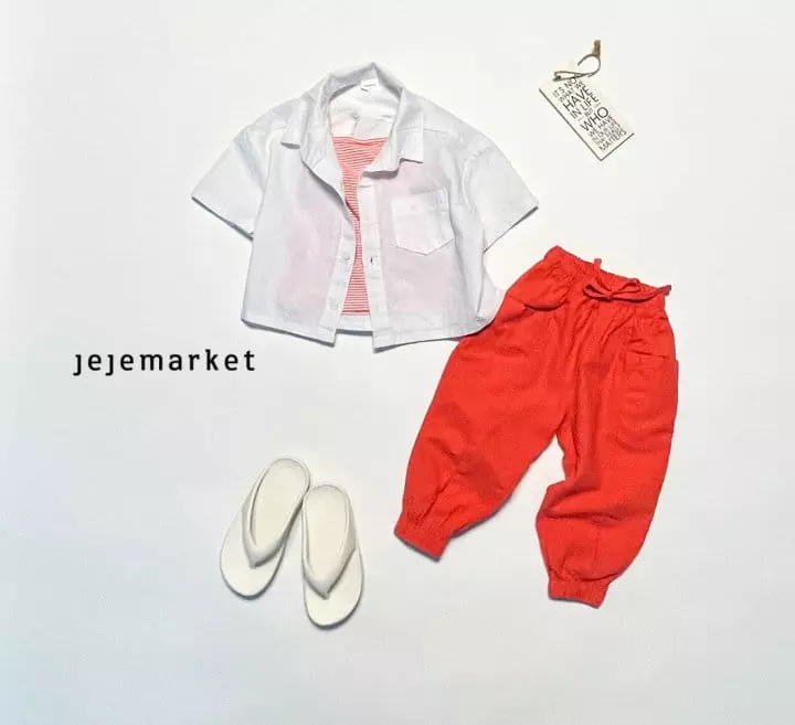 Jeje Market - Korean Children Fashion - #littlefashionista - Linen Unbalance Shirt - 9