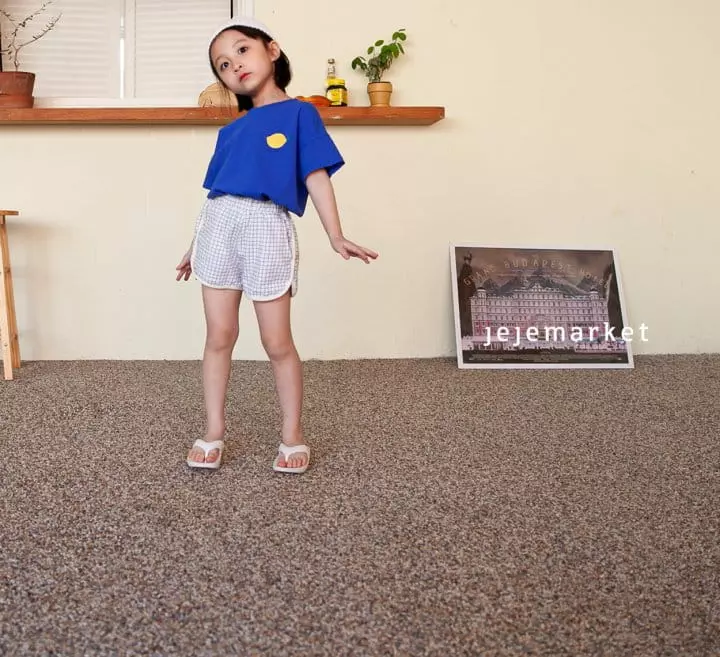 Jeje Market - Korean Children Fashion - #littlefashionista - Robin Check Shorts - 5