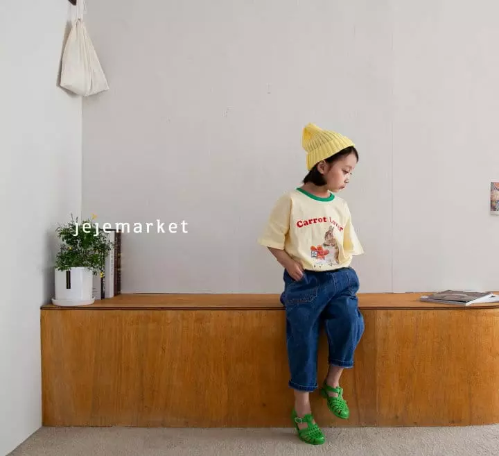 Jeje Market - Korean Children Fashion - #magicofchildhood - Carrot Rabbit Tee - 2